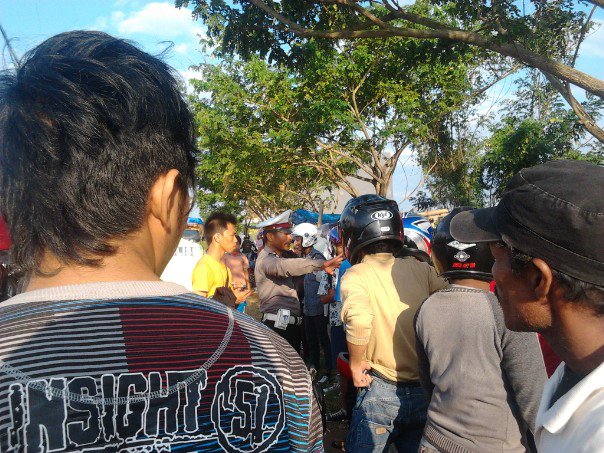 kecelakaan tanpa penunggang