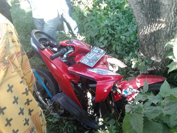 kecelakaan tanpa penunggang