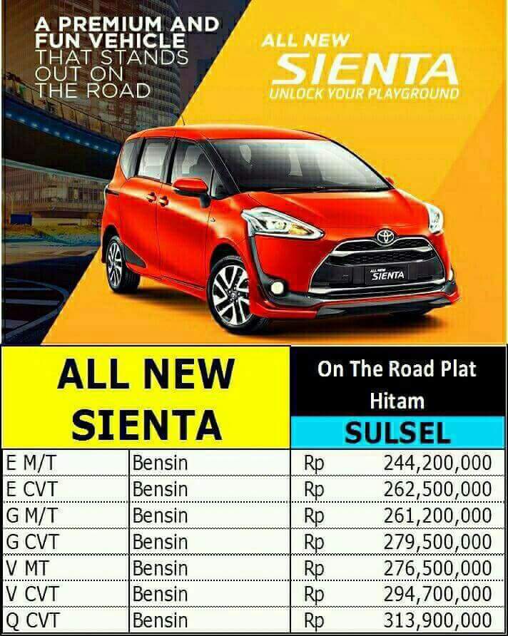 sienta price