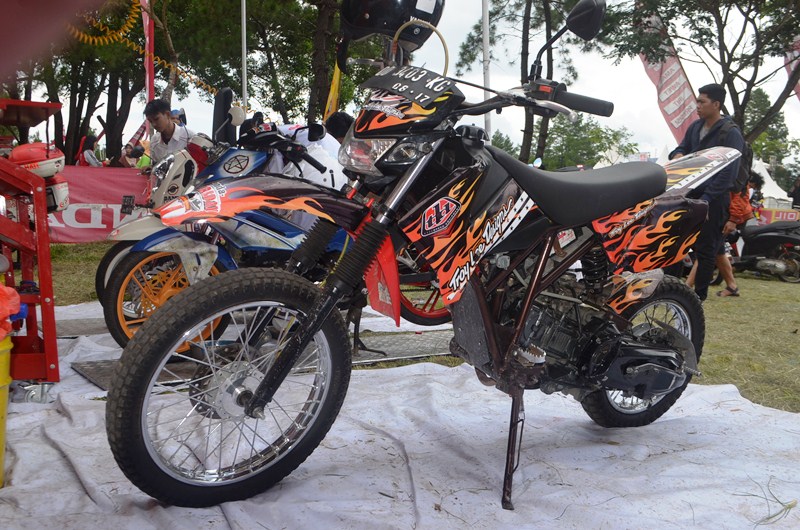  Modifikasi Honda Beat Jadi Motor Trail Kesan Metiknya 