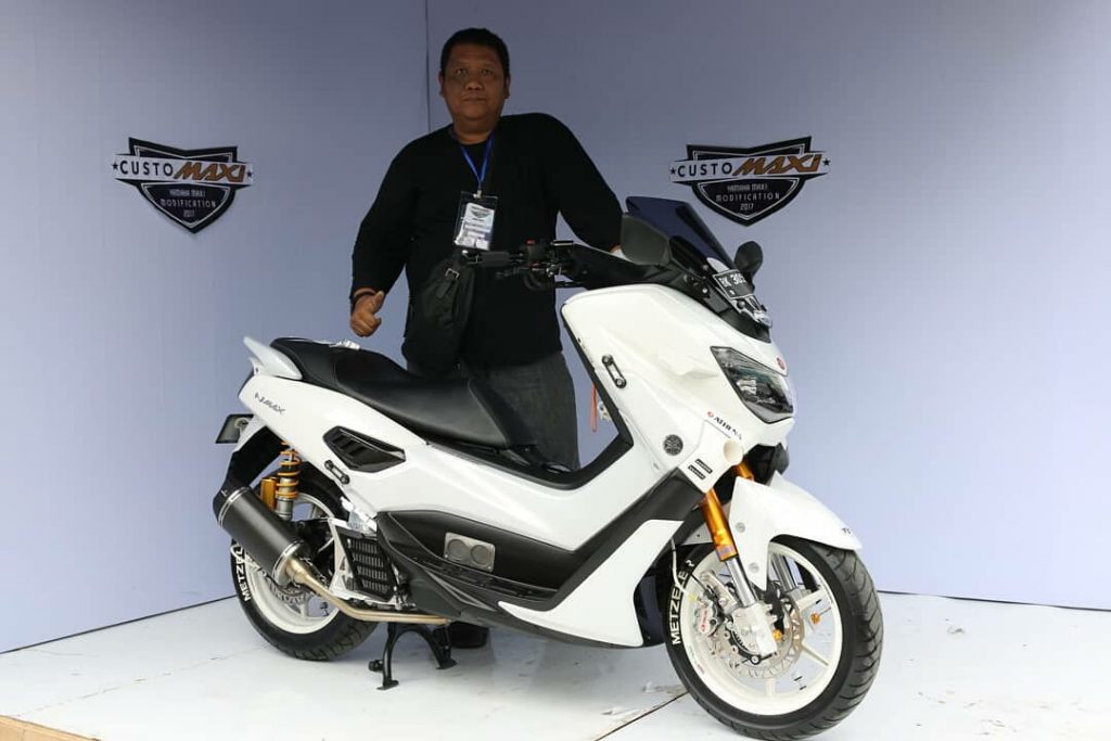 Pemenang semifinal CustoMAXI nasional kelas Nmax di kota Medan (Rendra)