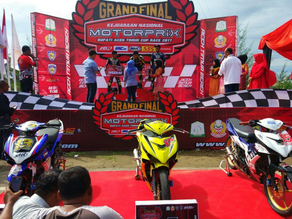 Yamaha MX King sapu bersih race 1 MP1 Motorprix Aceh 2017