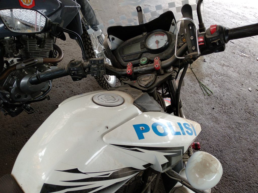 TVS Apache RTR 180 Jadi Motor Polantas