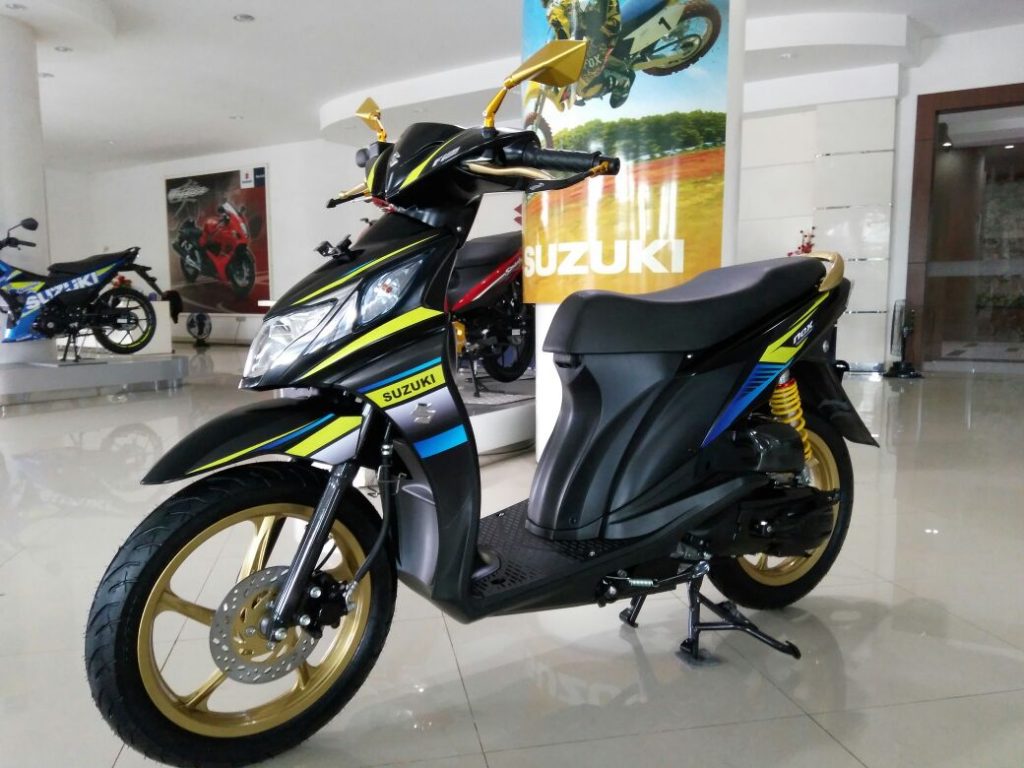 Makin Gagah Modifikasi Suzuki  Nex  Fi  Oleh Sinar Galesong 