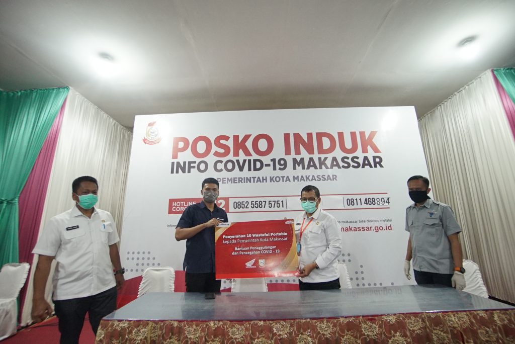 Astra Motor Makassar Sediakan Wastafel Portable