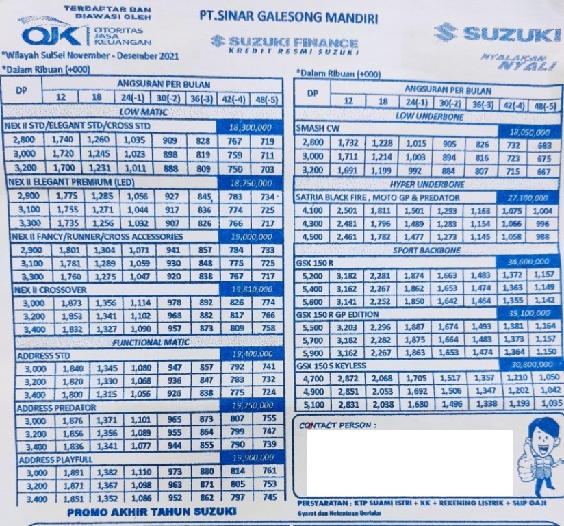 harga motor suzuki makassar