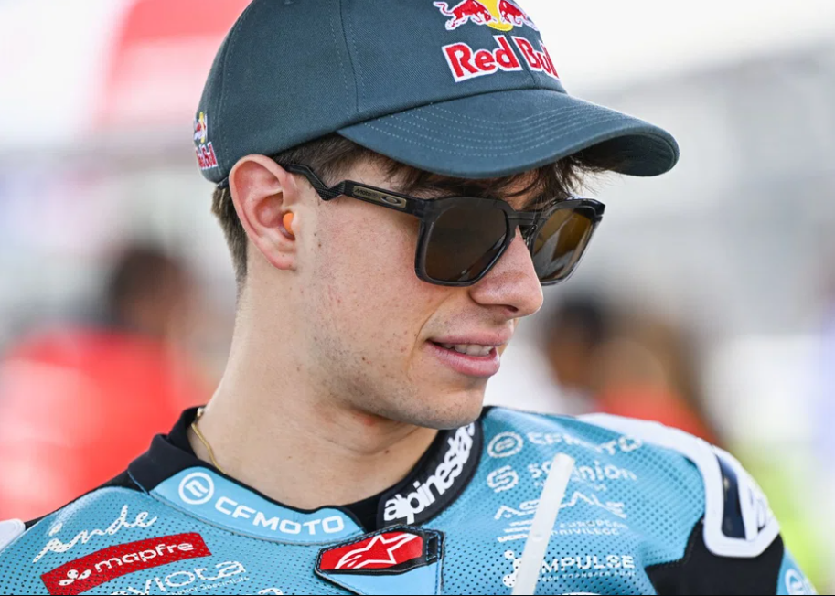 David Alonso mengendarai motor Balap Moto2 jelang kepindahannya ke Honda MotoGP 2027